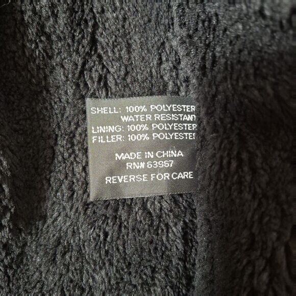 SPIRE BY GALAXY Sherpa Lined Hooded Puffer Jacket Men's Small Charcoal NWT - Picture 10 of 15